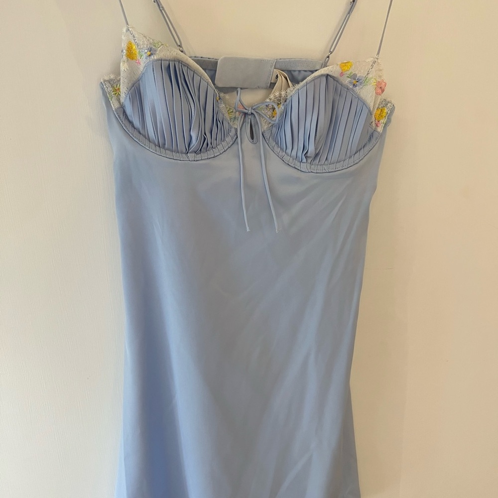 Brand new for love and lemons blue mini dress